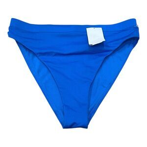 Nike Blue High Waisted Bandeau Bikini Swim Bottom M